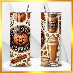 Pumpkin 🎃 - 20oz Tumbler Stainless Steel - Design created by me